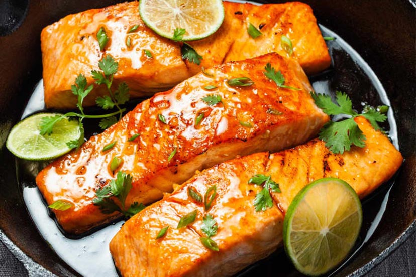 Receita de Salmão caramelizado na Air fryer