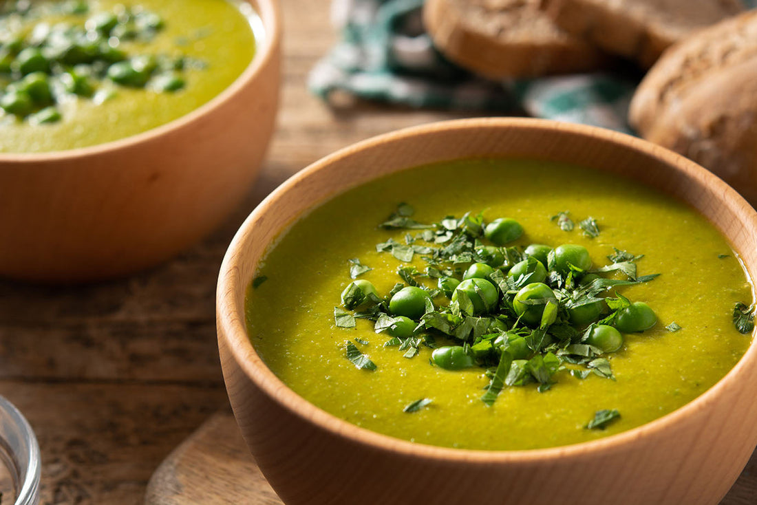 Creme de Ervilhas no Robot de Cozinha - Receita