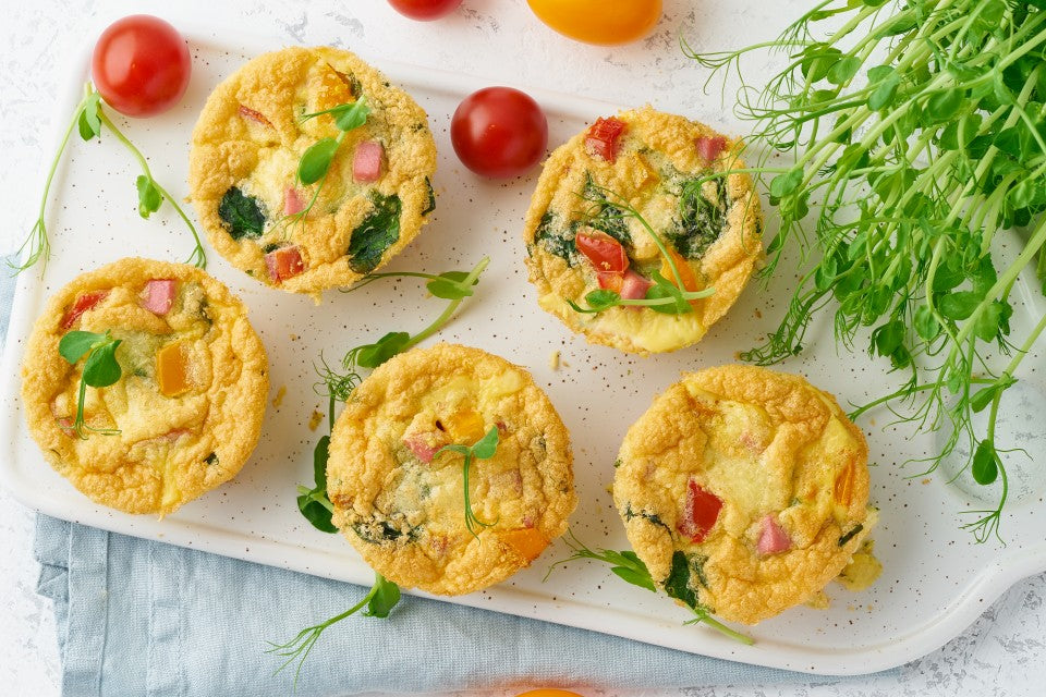 Arroz branco com omeleta a vapor