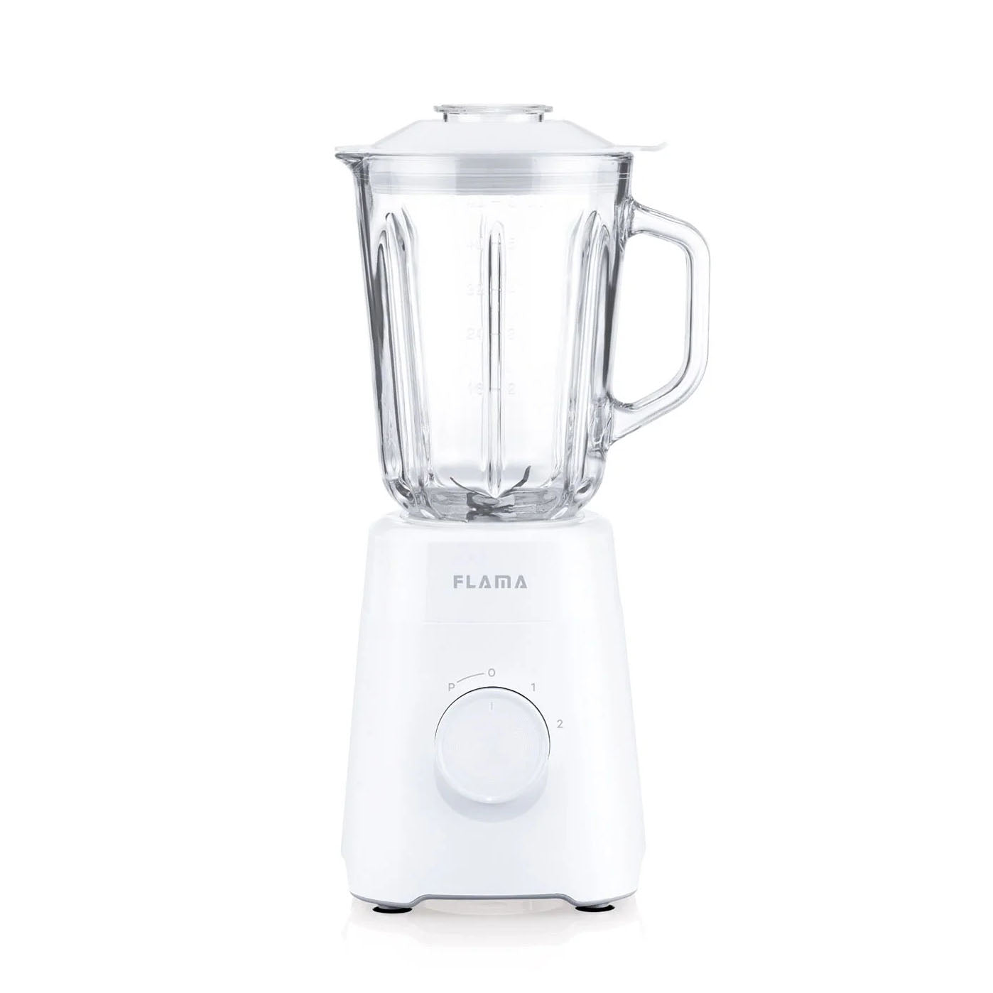 Frullatore 1000 W con caraffa in vetro bianca 2231FL