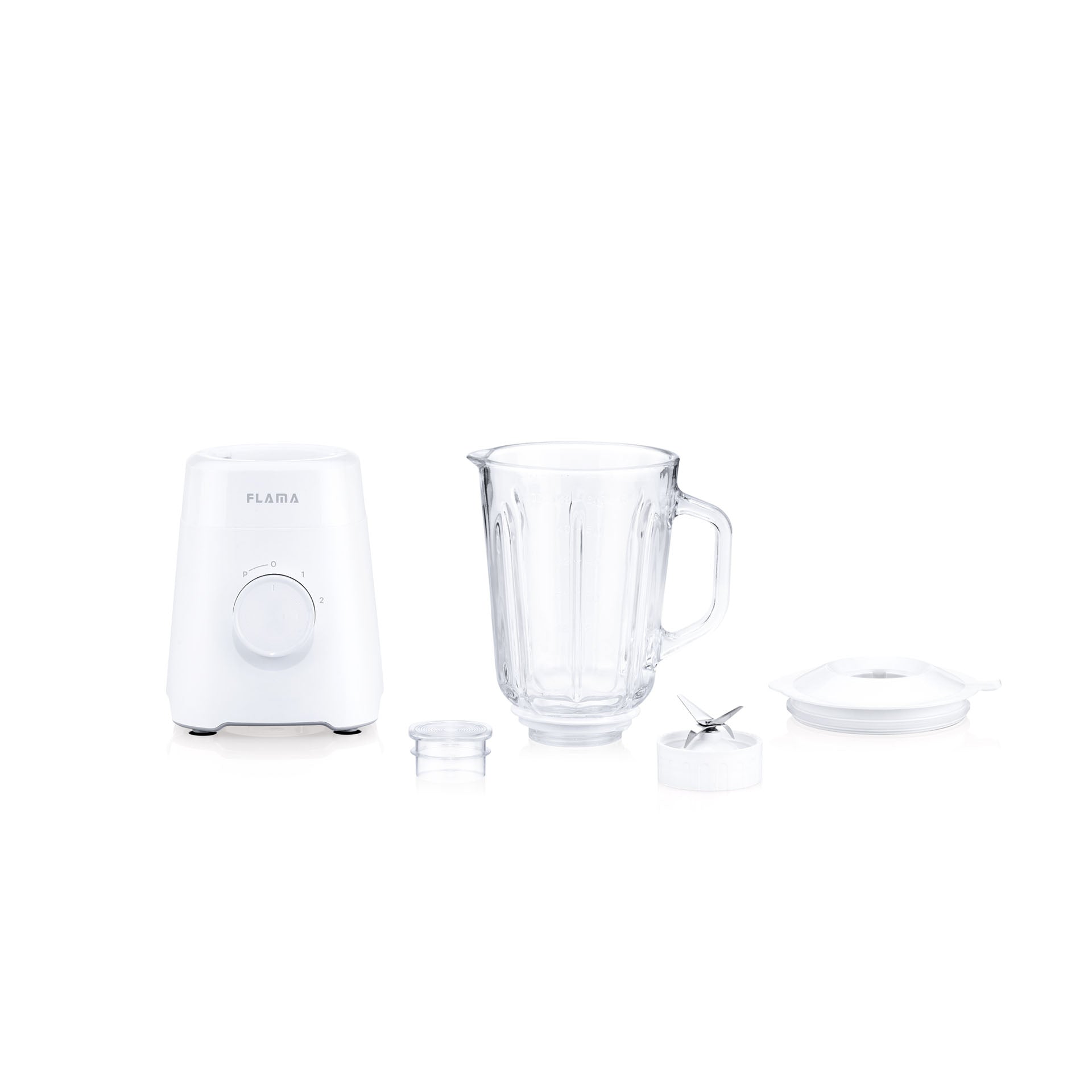 Liquidificadora 1000W Copo Vidro Branca 2231FL