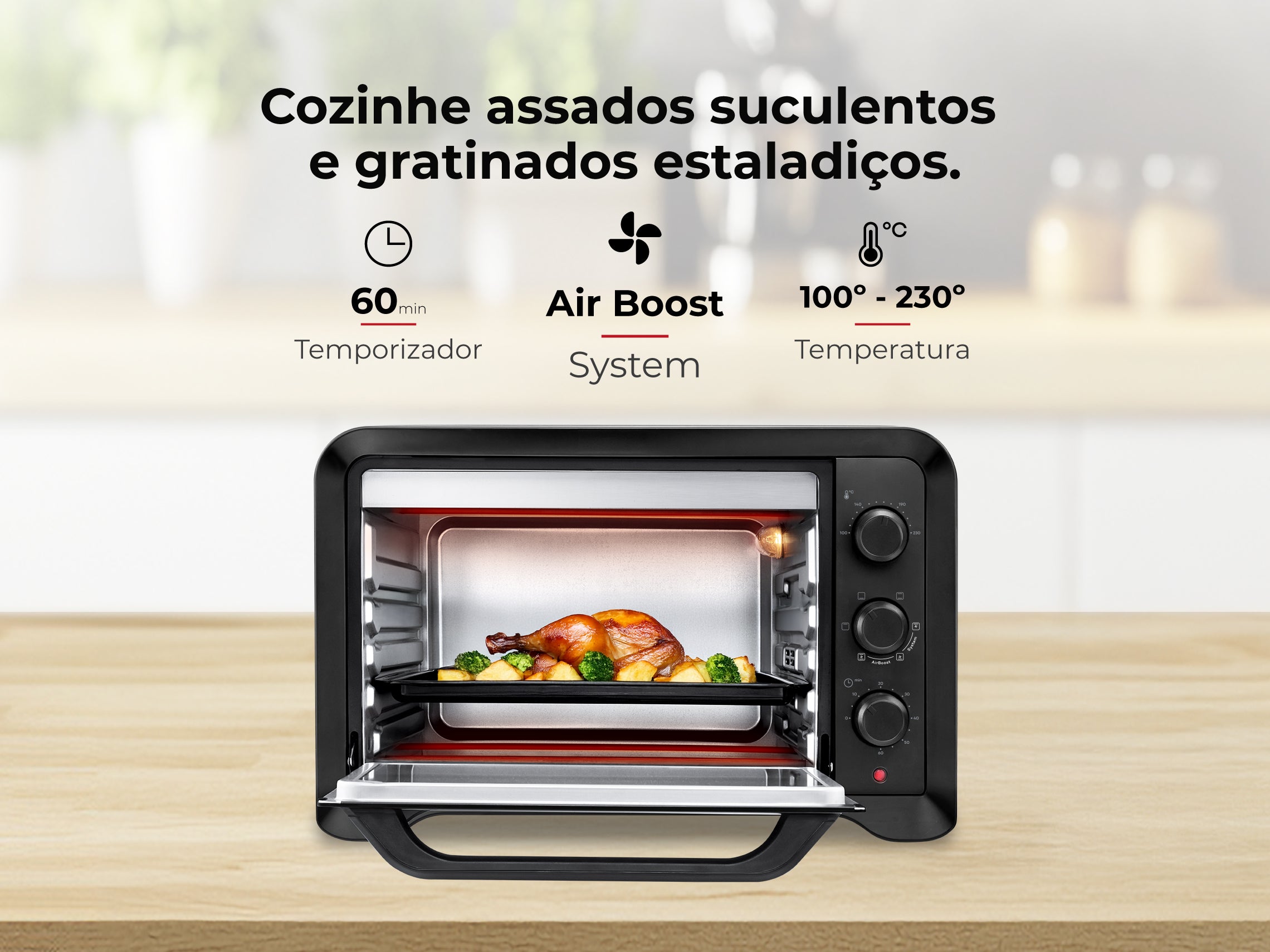 Mini Forno de Convecção 35L 1600W 1537FL FLAMA