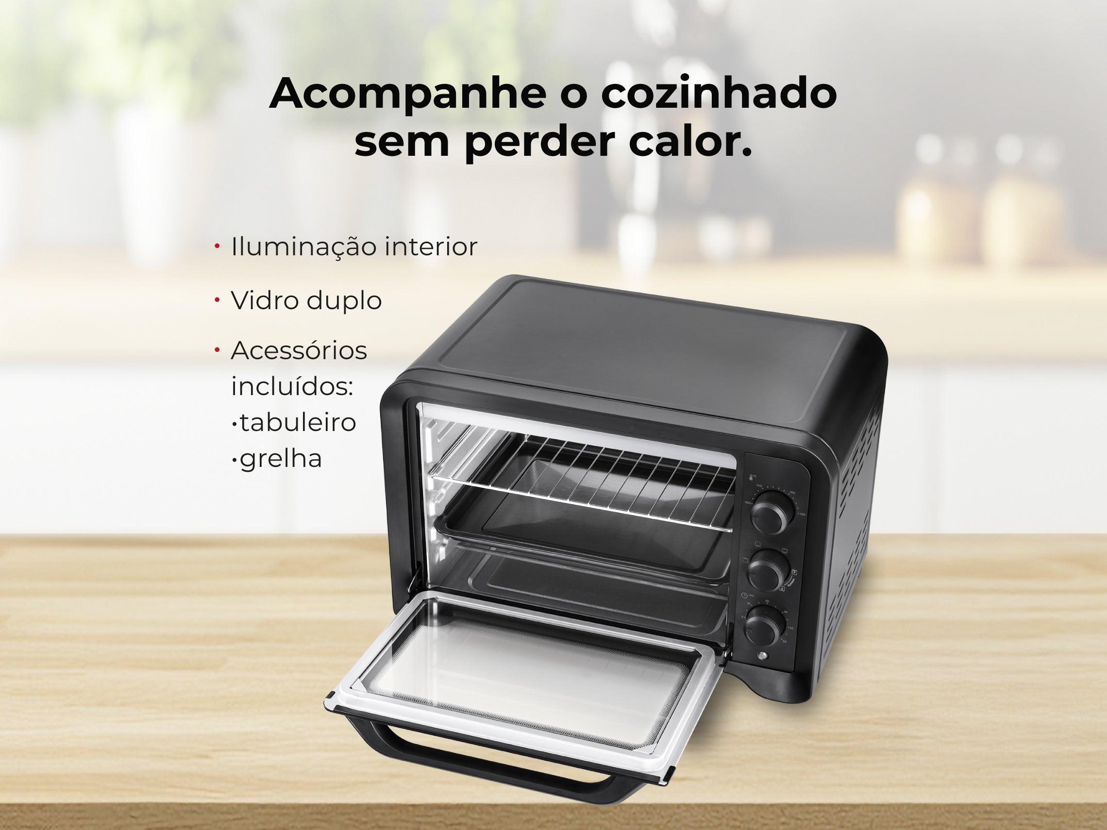 Mini Forno de Convecção 35L 1600W 1537FL FLAMA
