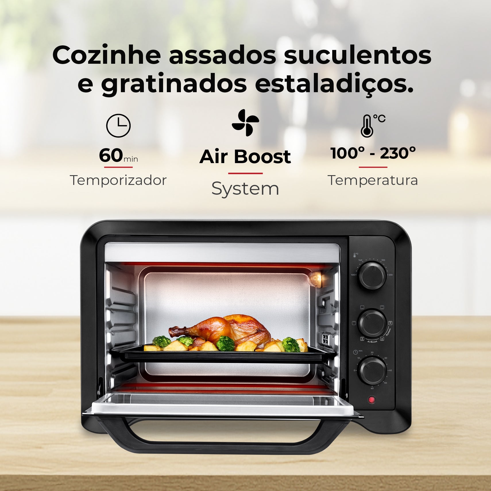 Mini Forno de Convecção 45L 2000W 1538FL