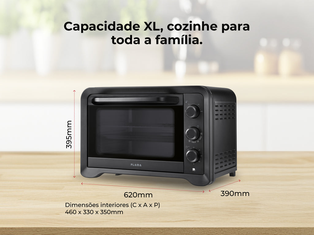 Mini Forno de Convecção 60L 2000W 1539FL FLAMA