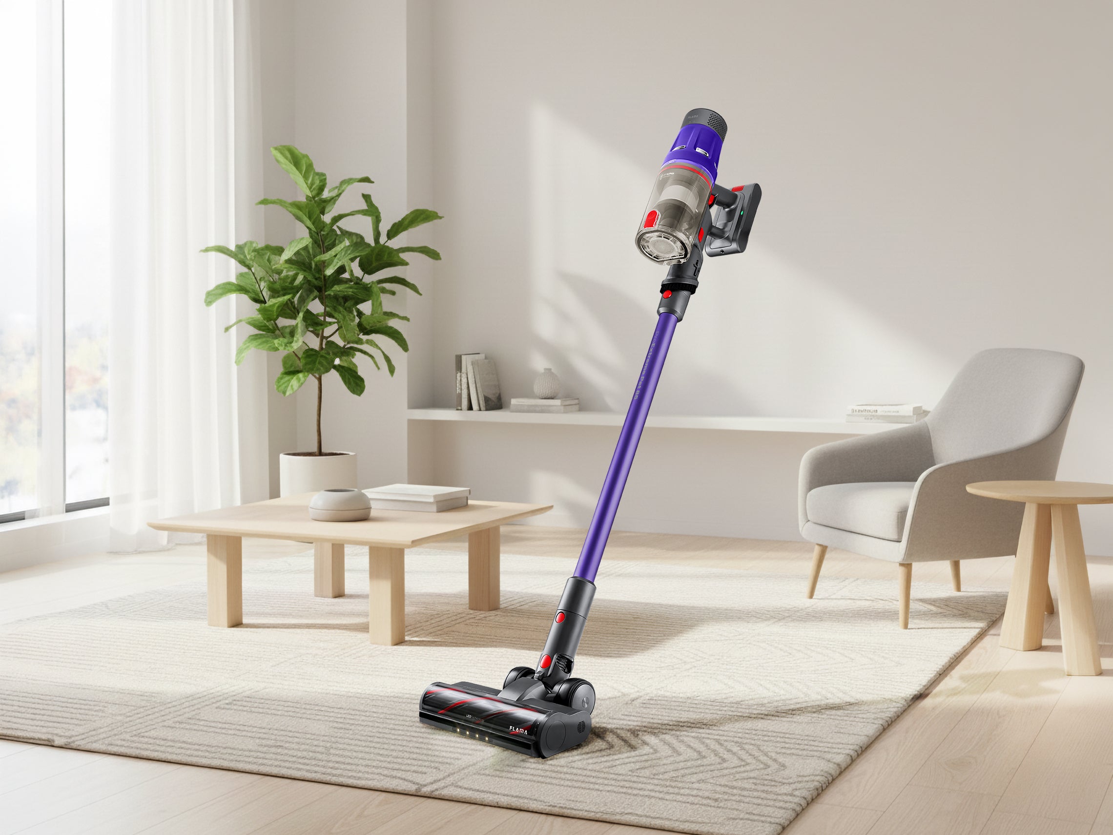 Aspirador Vertical ProExtreme Pet 85 Sem Fios 1648FL FLAMA