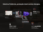 Aspirador Vertical ProExtreme Pet 85 Sem Fios 1648FL FLAMA