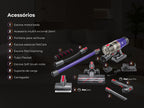 Aspirador Vertical ProExtreme Pet 85 Sem Fios 1648FL FLAMA