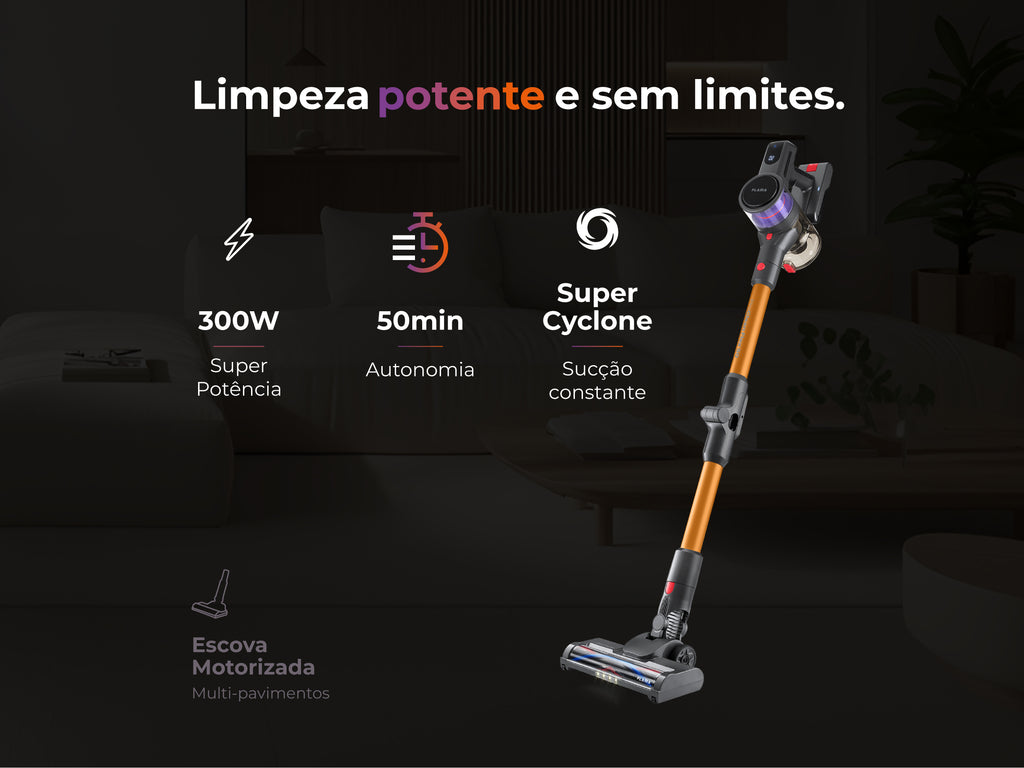 Aspirador Vertical Sem Fio ProClean Flex 50 1649FL FLAMA