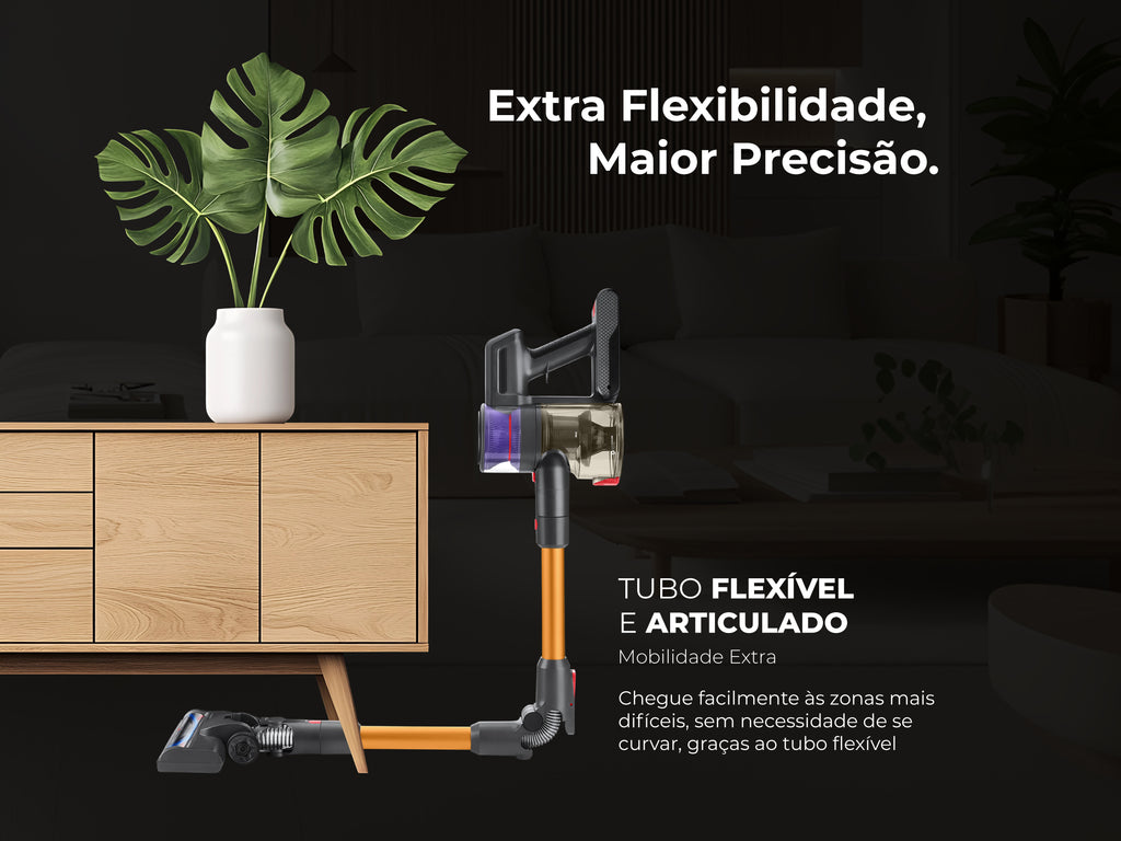 Aspirador Vertical Sem Fio ProClean Flex 50 1649FL FLAMA