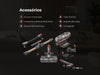 Aspirador Vertical Sem Fio ProForce Flex Push&Clean 70 1650FL FLAMA