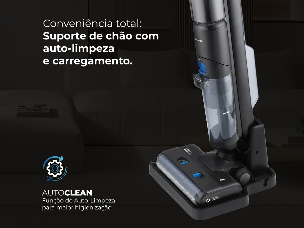 Aspirador Vertical Aqualine Clean&Go 1691FL FLAMA