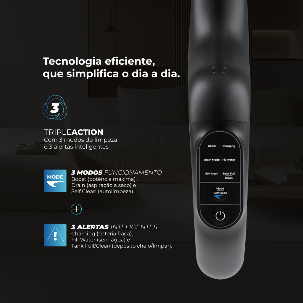 Aspirador Vertical Aqualine Clean&Go 1691FL