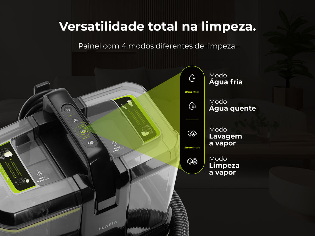 Máquina de limpieza Aqualine SteamPro Essential 1697FL