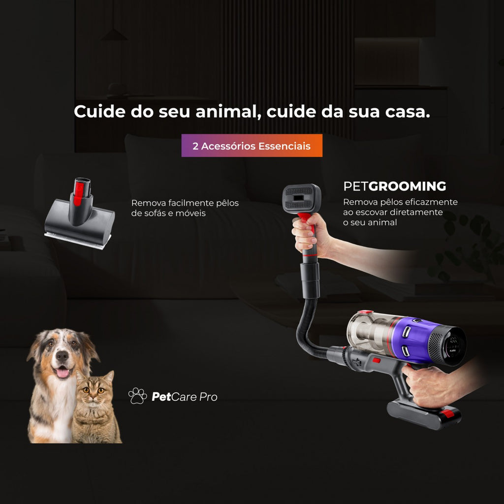 Aspirador Vertical ProExtreme Pet 85 Sem Fios 1648FL