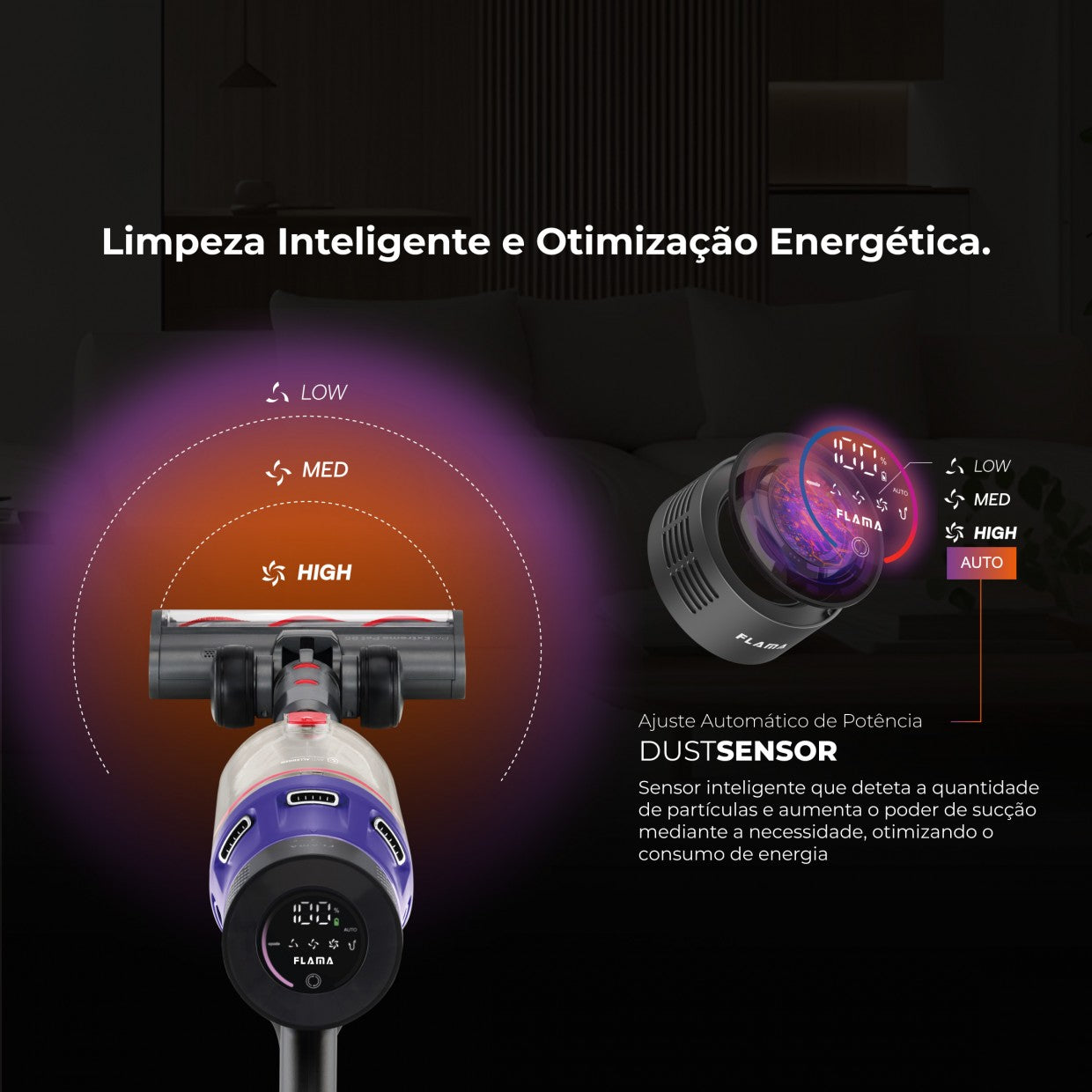 Aspirador Vertical ProExtreme Pet 85 Sem Fios 1648FL