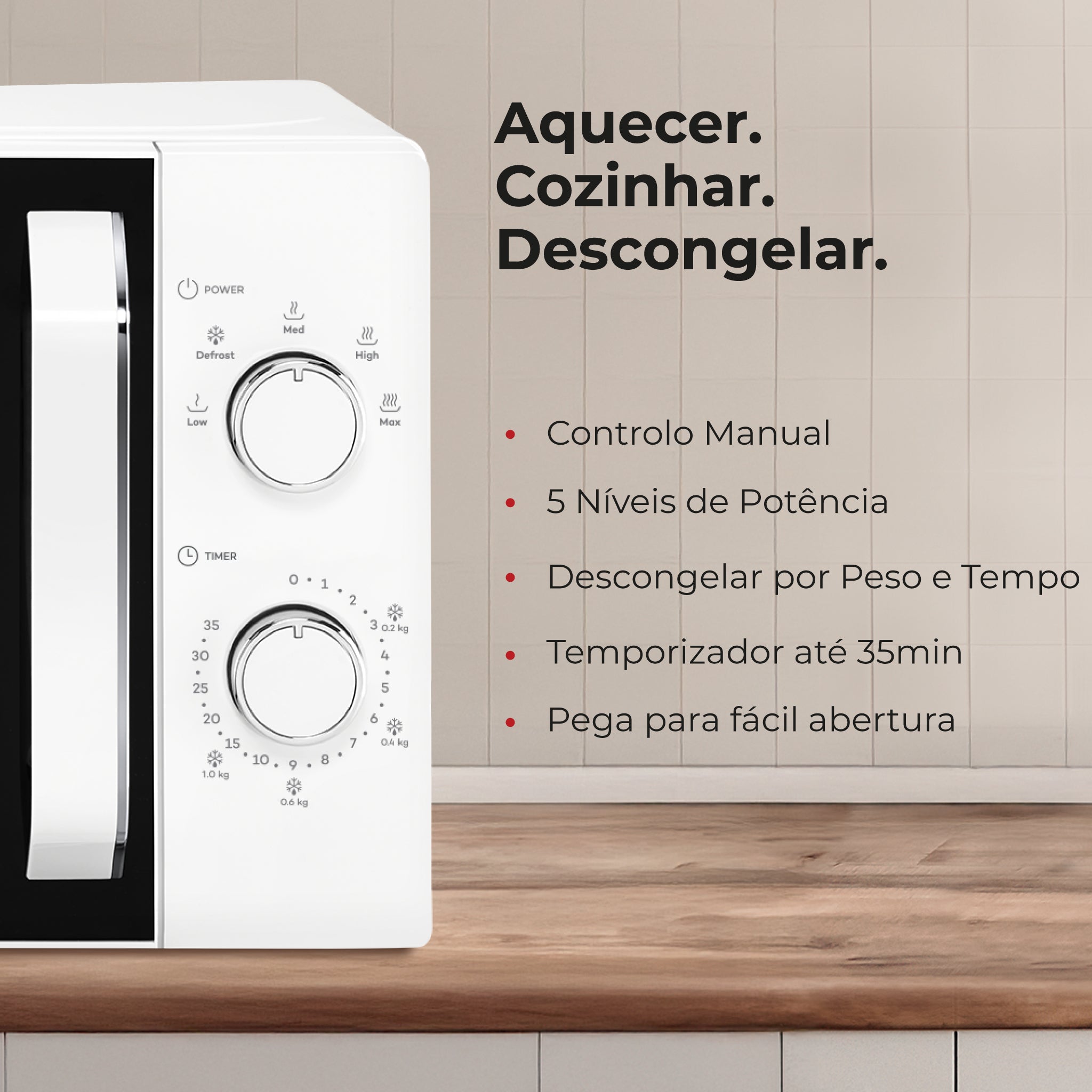 Micro-ondas 20L Branco 1808FL