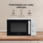 Micro-ondas 20L Cinza 1809FL