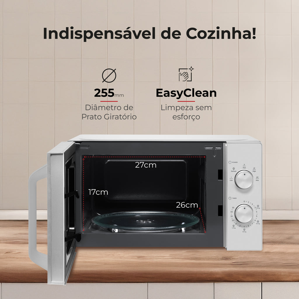 Micro-ondas 20L Cinza 1809FL