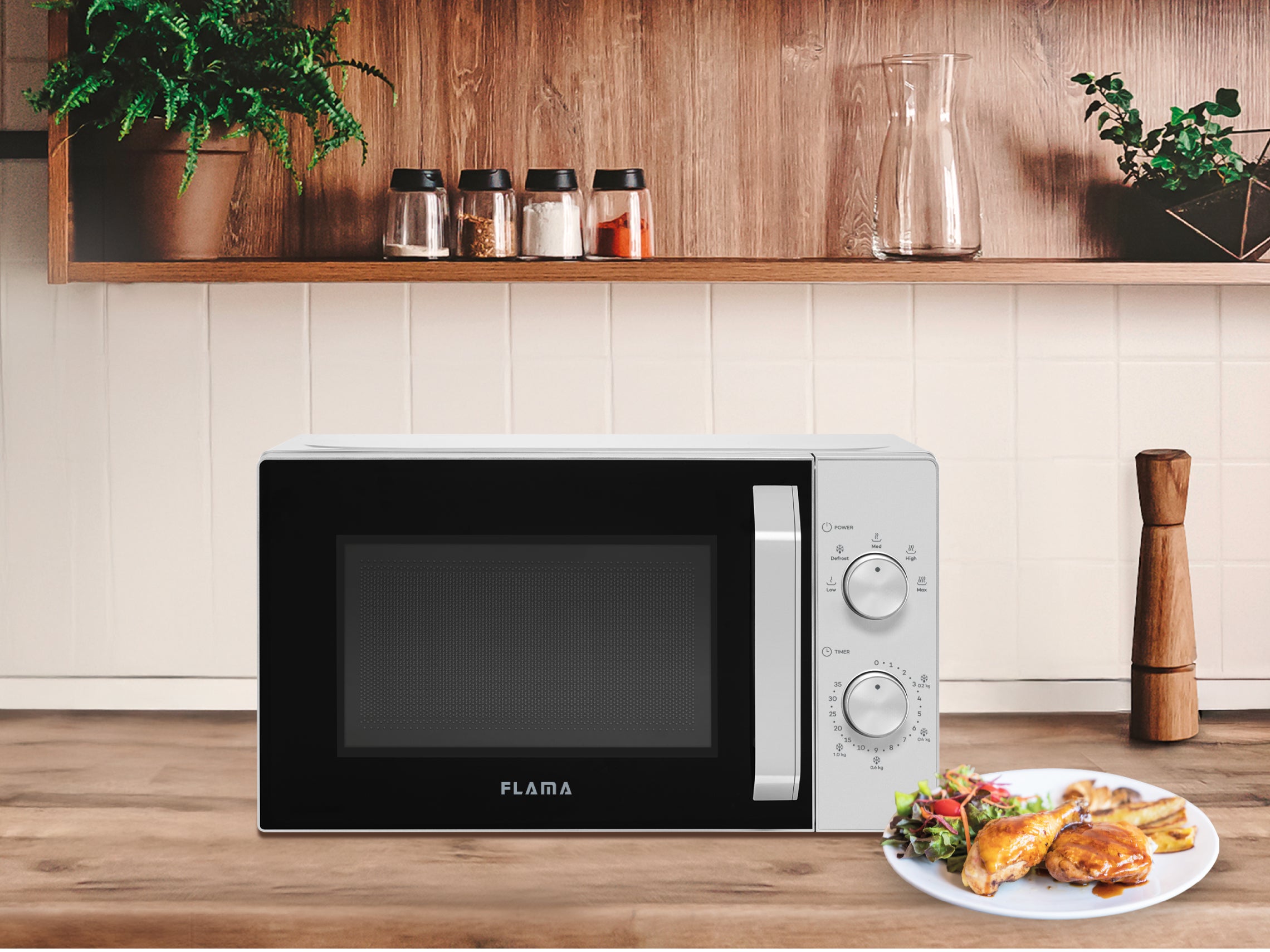 Micro-ondas 20L Cinza 1809FL FLAMA