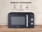 Micro-ondas 23L Digital Preto 1837FL FLAMA