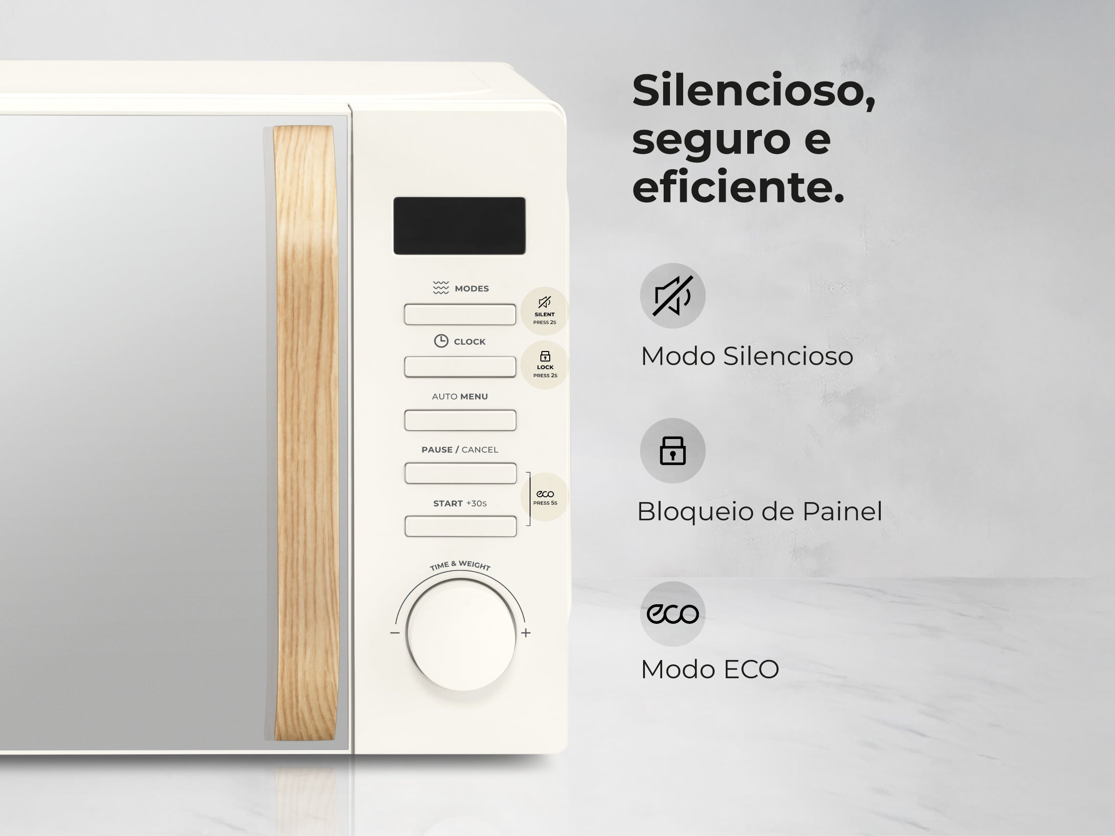 Micro-ondas 20L Digital Creme 1841FL FLAMA