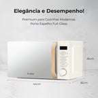Micro-ondas 20L Digital Creme 1841FL