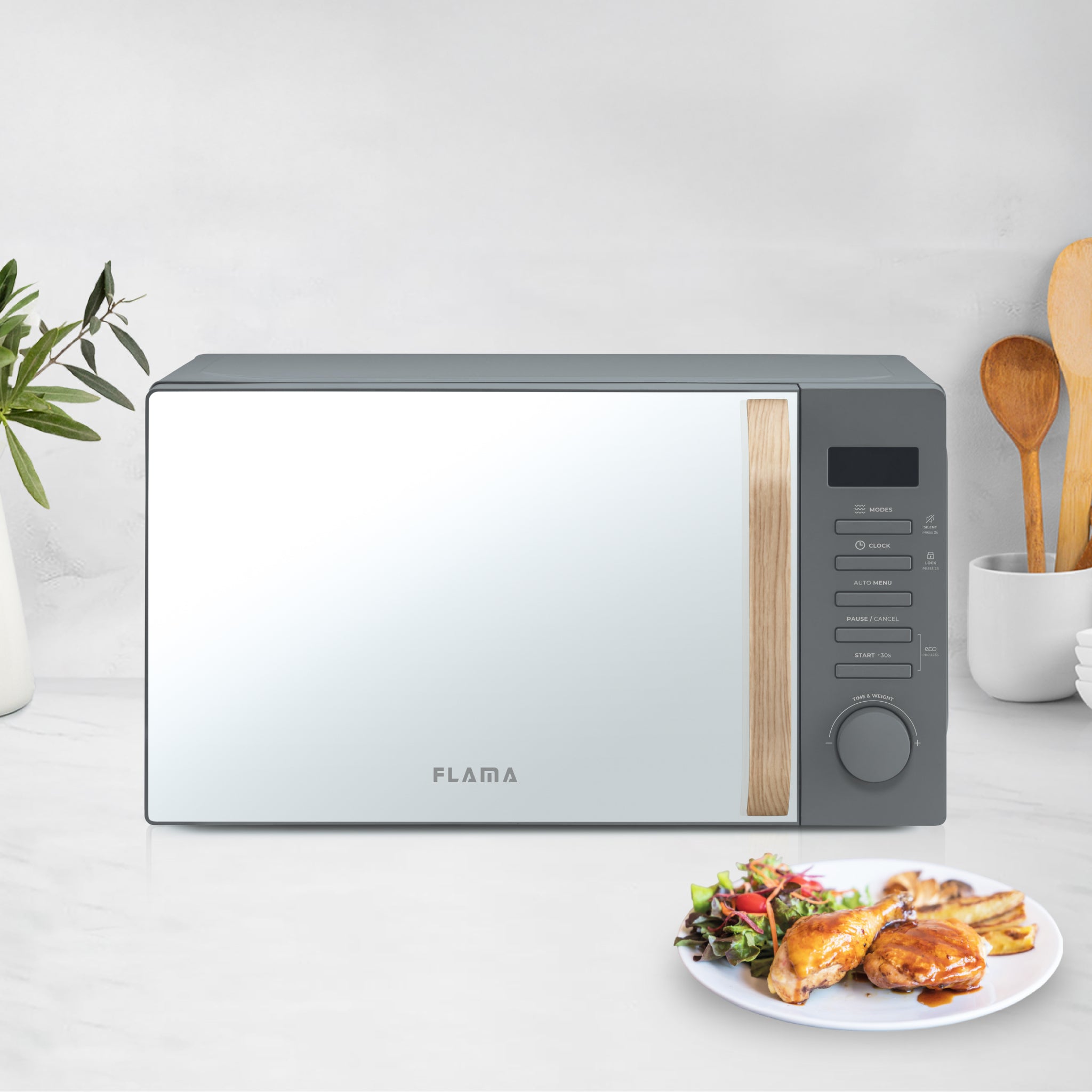 Micro-ondas 20L Digital Cinza 1842FL