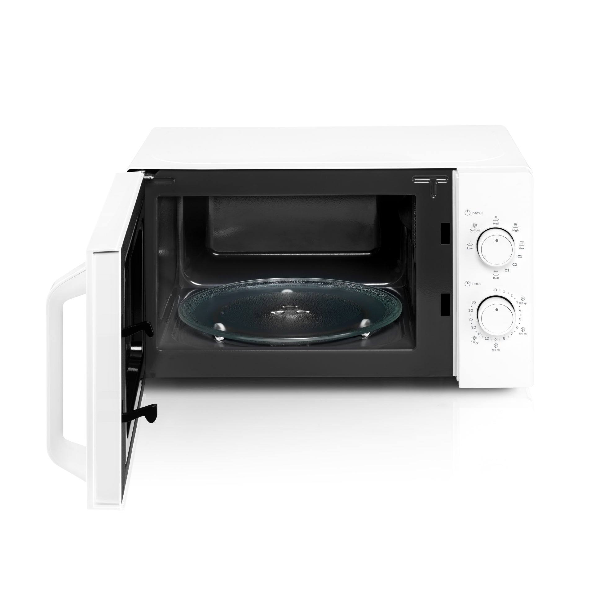 Micro-ondas 20L Com Grill Branco 1843FL FLAMA