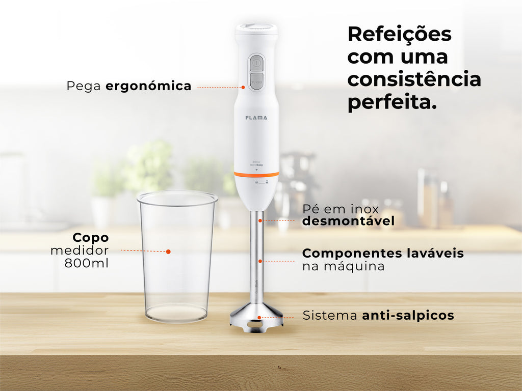 Varinha Mágica BlendEasy QuadBlade 850W 2032FL FLAMA