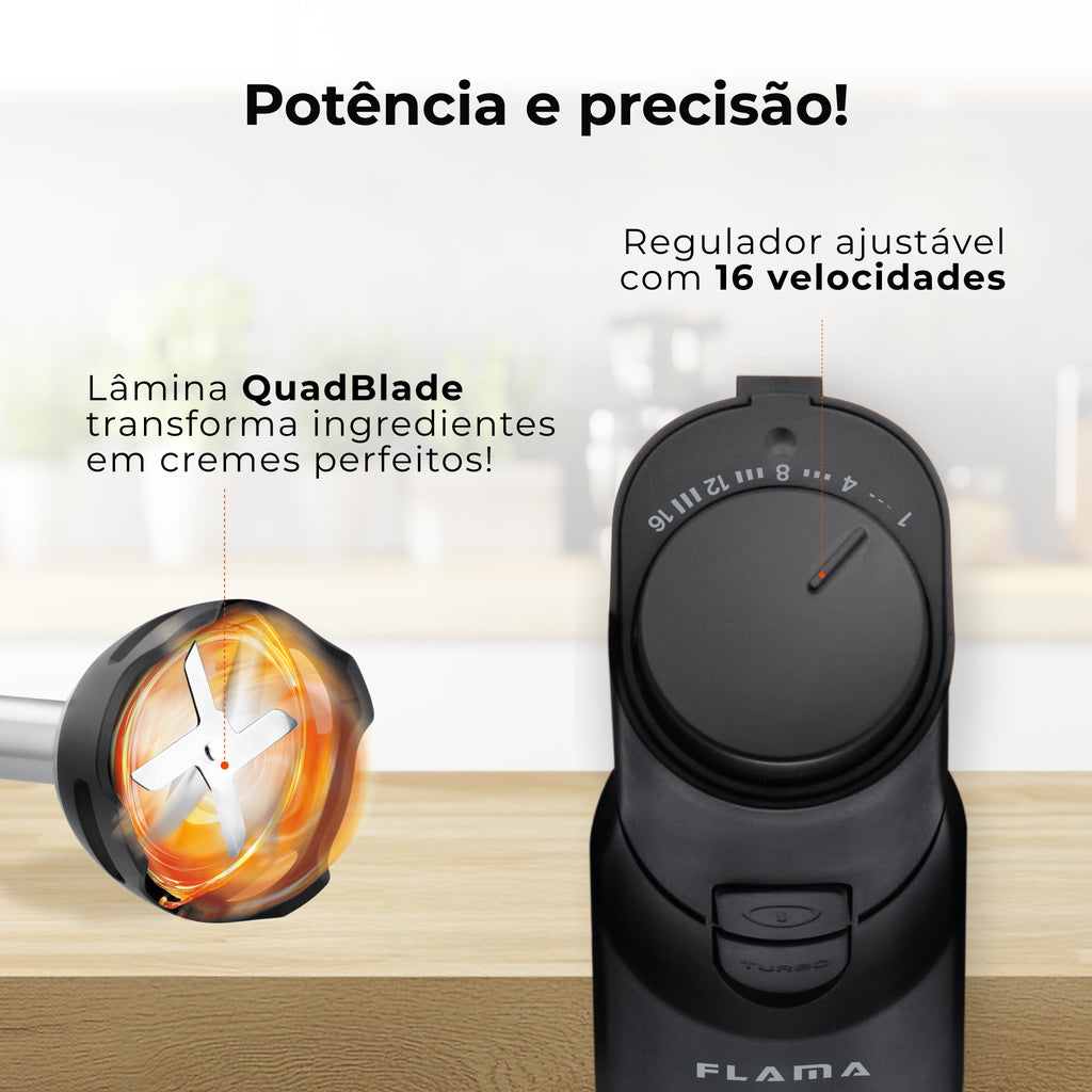 Varinha Mágica BlendEasy AntiScratch 1000W 2036FL