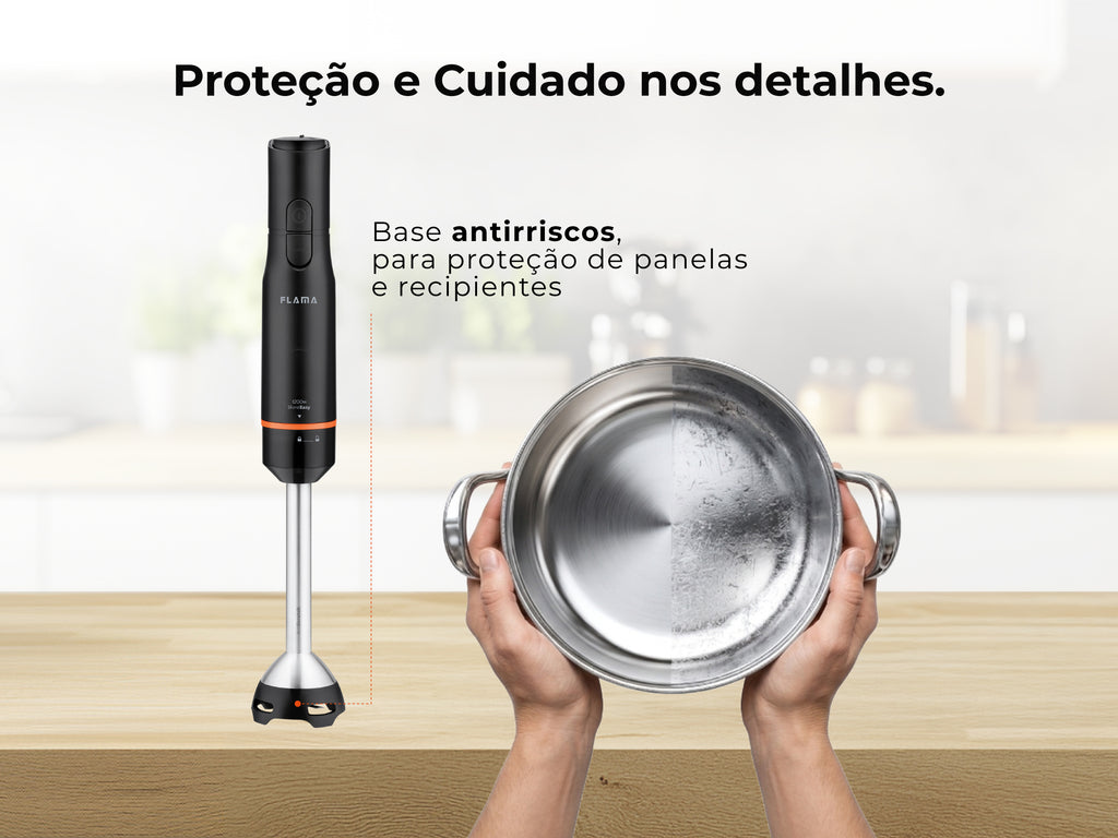 Varinha Mágica BlendEasy AntiScratch 1200W 2037FL FLAMA