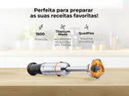 Varinha Mágica BlendUltra QuadFlex TitaniumBlade 1500W 2044FL FLAMA