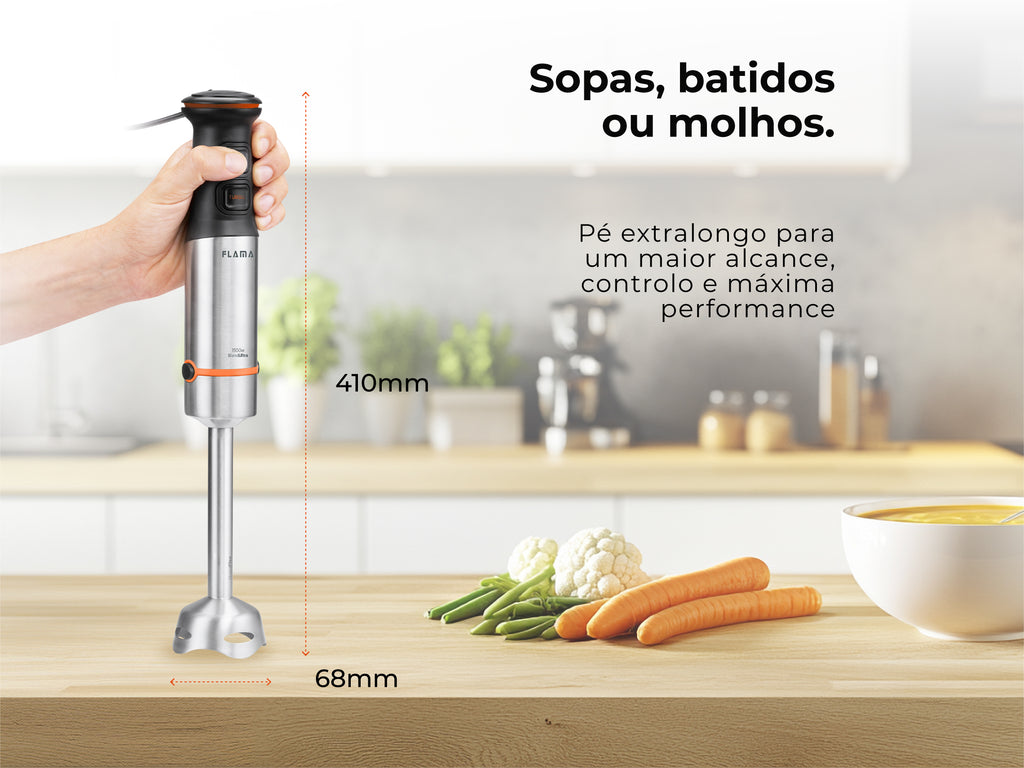 Varinha Mágica BlendUltra QuadFlex TitaniumBlade 1500W 2044FL FLAMA