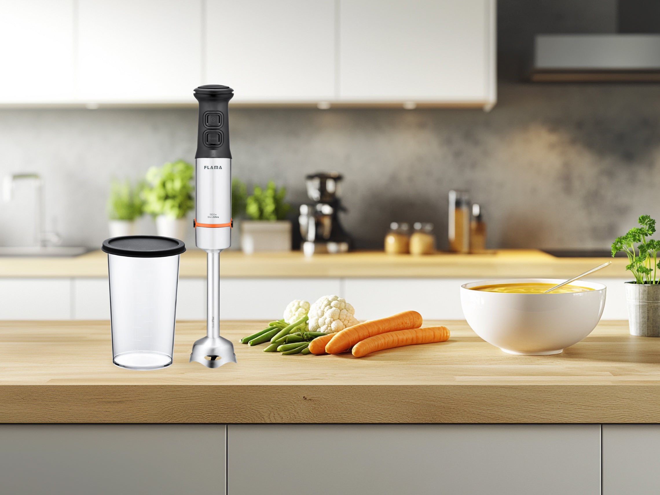 Varinha Mágica BlendUltra QuadFlex TitaniumBlade 1500W 2044FL FLAMA