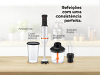 Varinha Mágica BlendMax HexaBlade AntiScratch C/ Acessórios 2000W 2056FL FLAMA