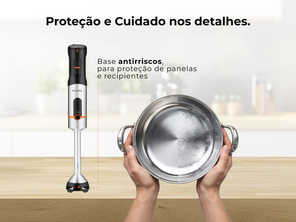 Varinha Mágica BlendUltra AntiScratch 1500W 2062FL FLAMA