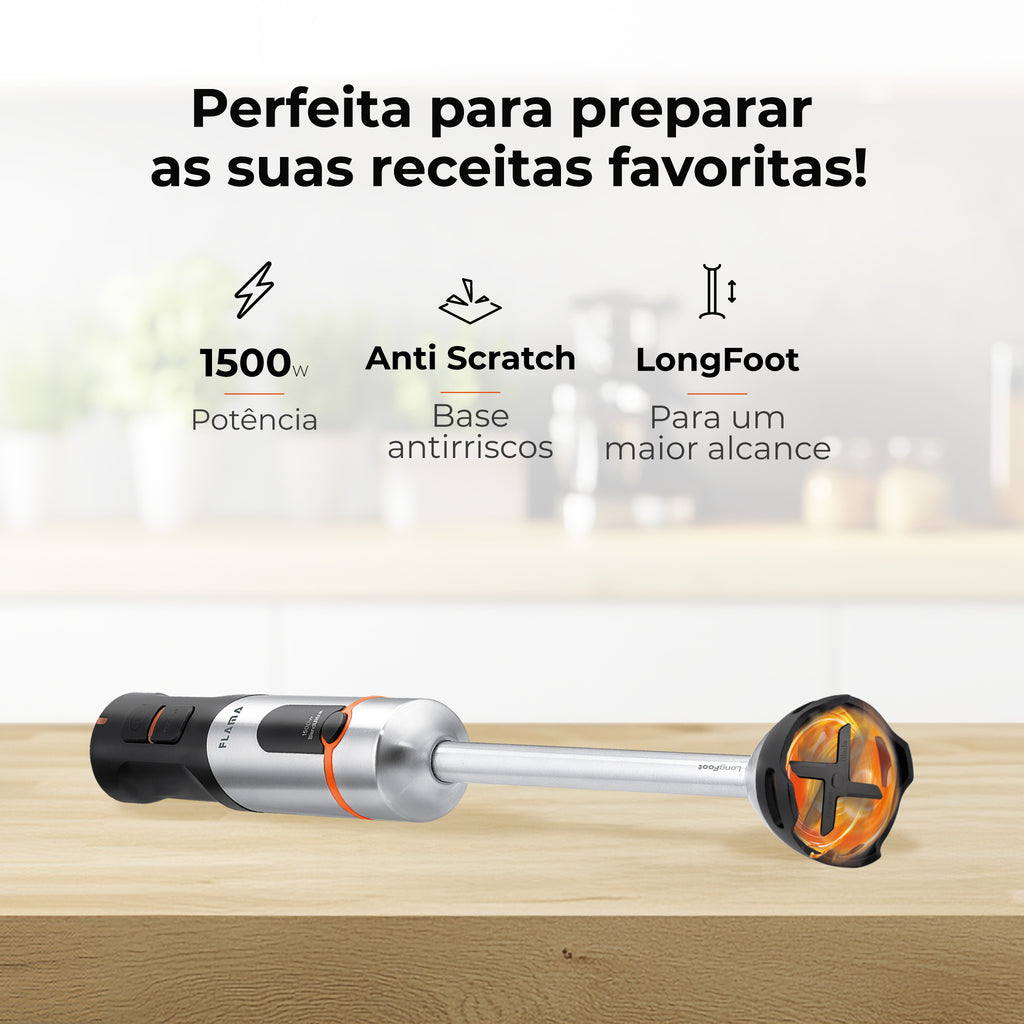 Varinha Mágica BlendUltra LongFoot AntiScratch 1500W 2063FL