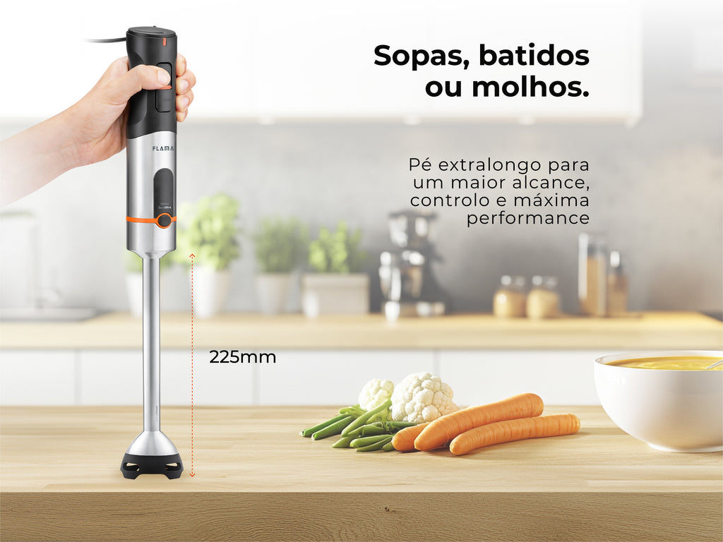 Varinha Mágica BlendUltra LongFoot AntiScratch 1500W 2063FL FLAMA