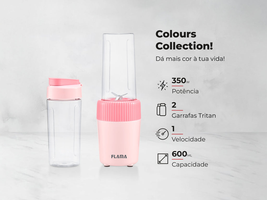 Liquidificadora To-Go Cherry Pink 2223FL FLAMA