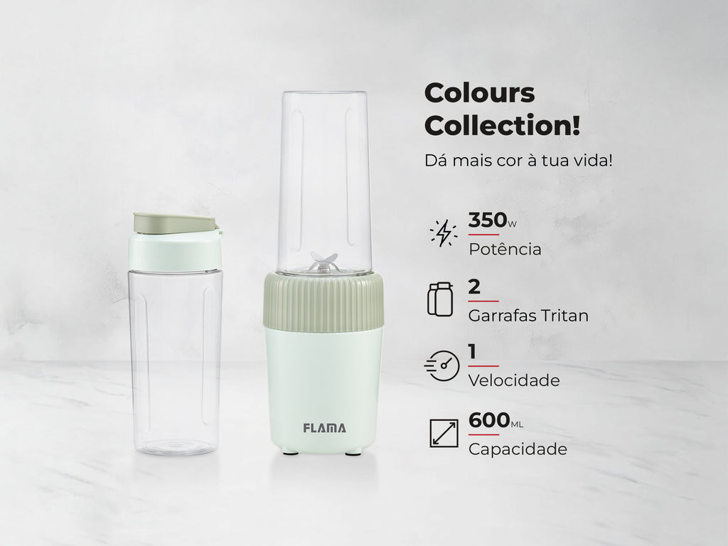 Liquidificadora To-Go Mint Green 2224FL FLAMA