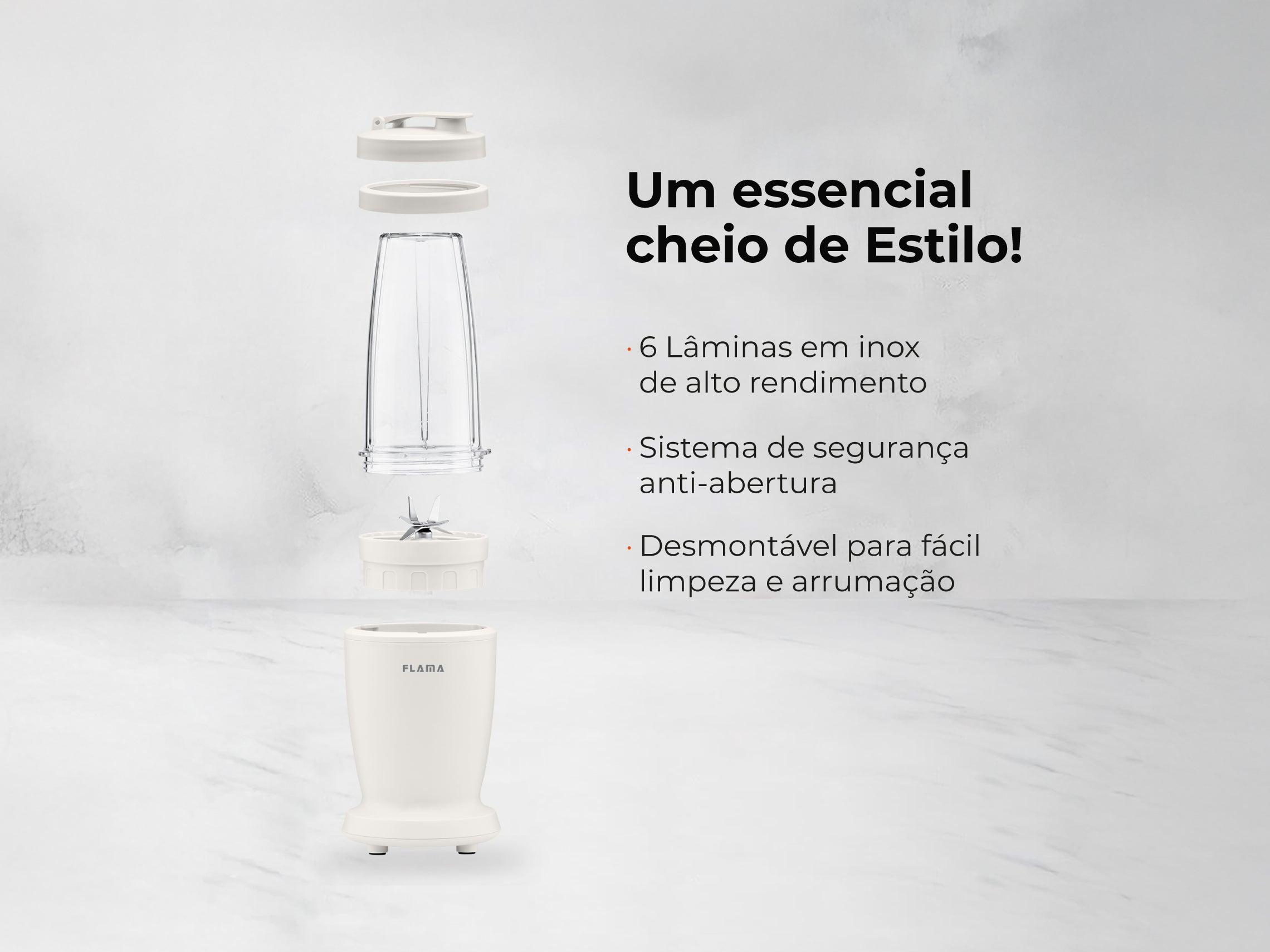 Liquidificadora To-Go Pearl White 2225FL