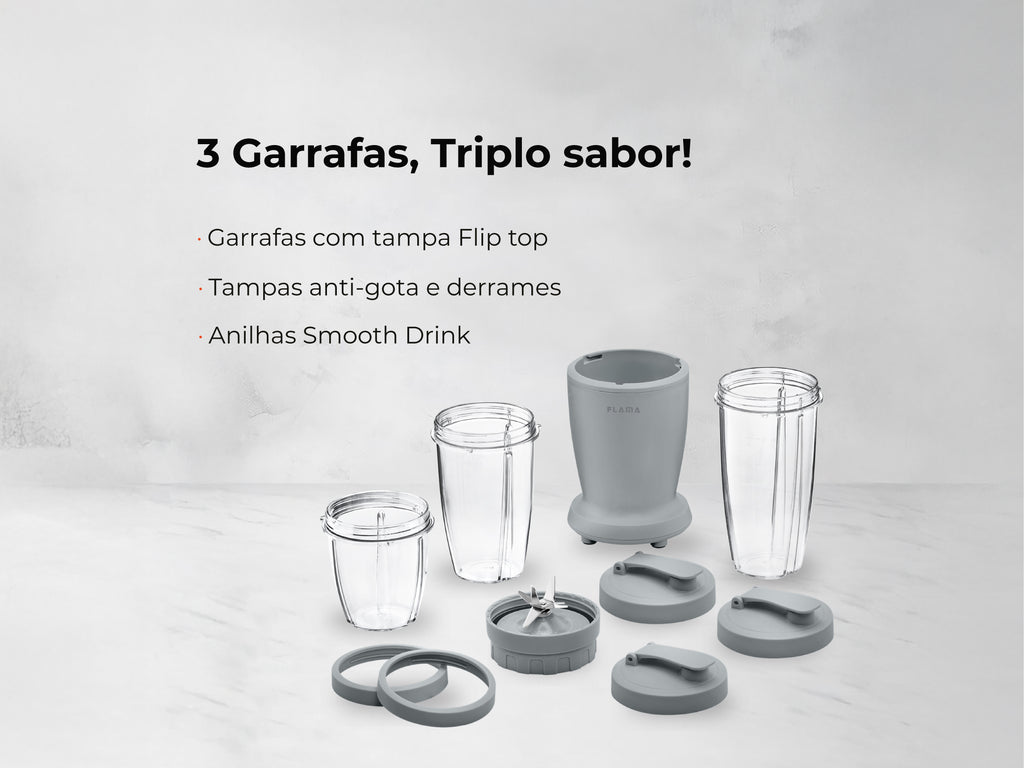 Liquidificadora To-Go Stone Gray 2226FL