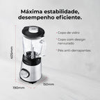 Liquidificadora Inox 1300W Com Copo de Vidro 2237FL