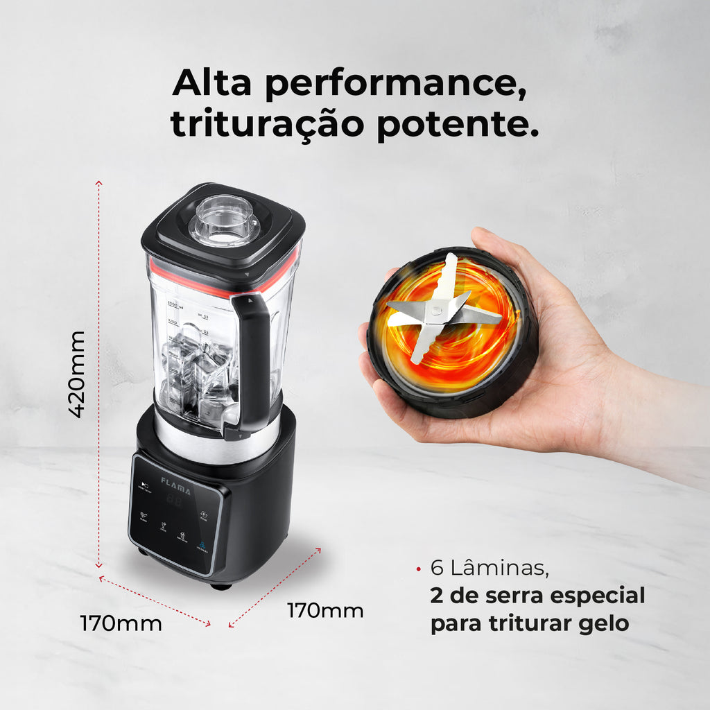 Liquidificadora Digital 1500W Com Copo Tritan 2253FL