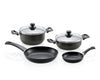 Trem Antiaderente Gocook 4 Peças Indução 222FL FLAMA