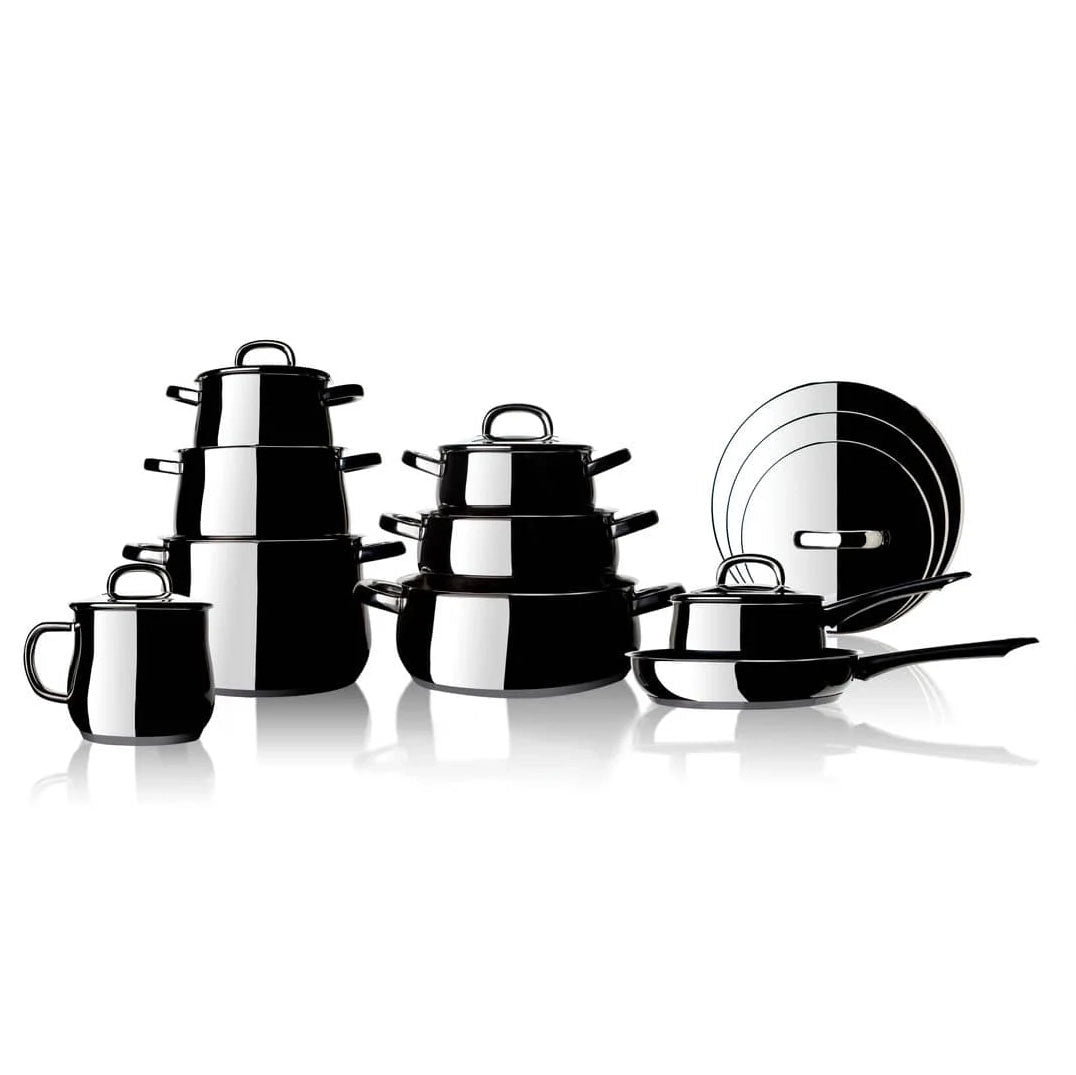 Set da 9 pezzi in acciaio inox Linea Bojudo 318FL