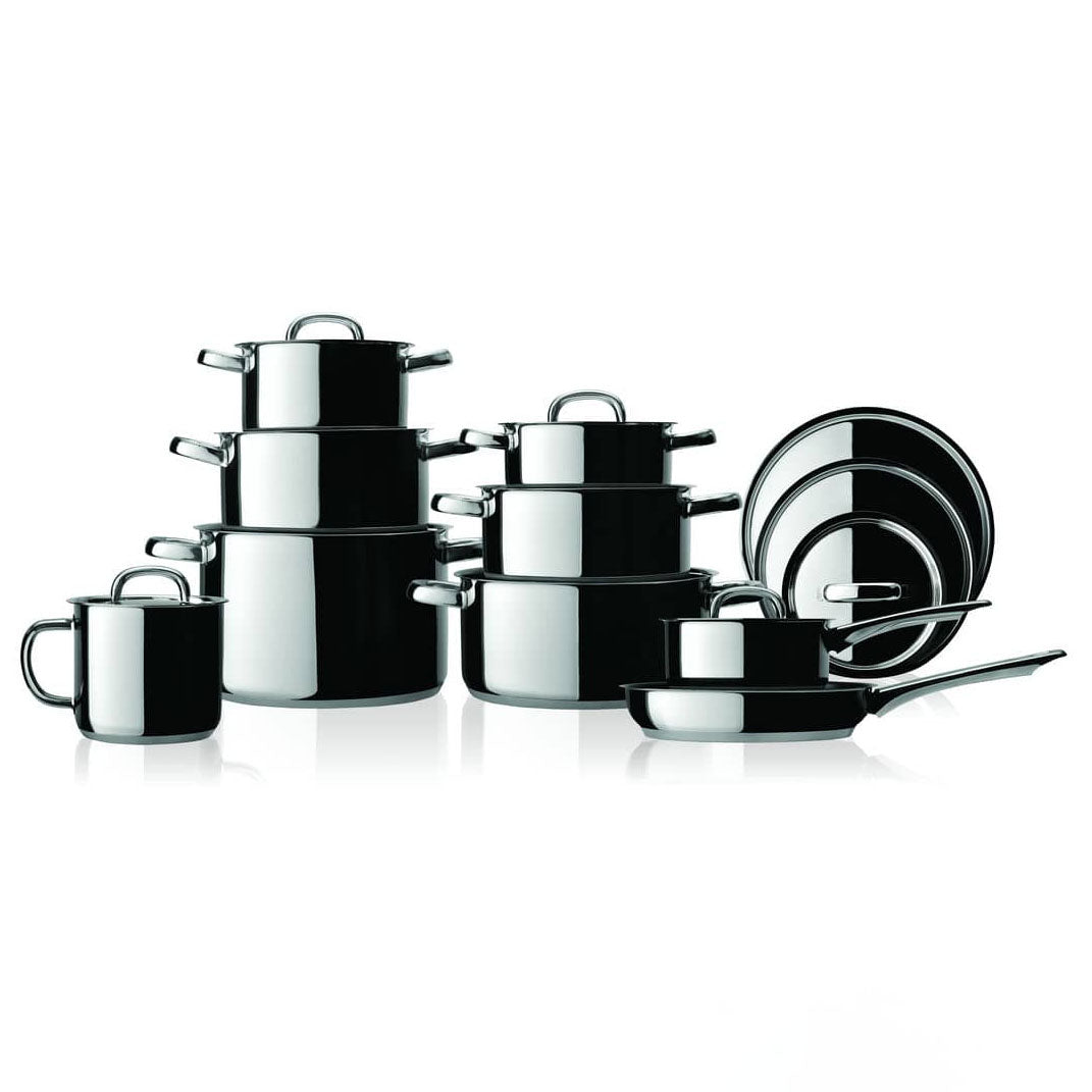 Set di pentole in acciaio inox da 9 pezzi, linea Gourmet 367FL