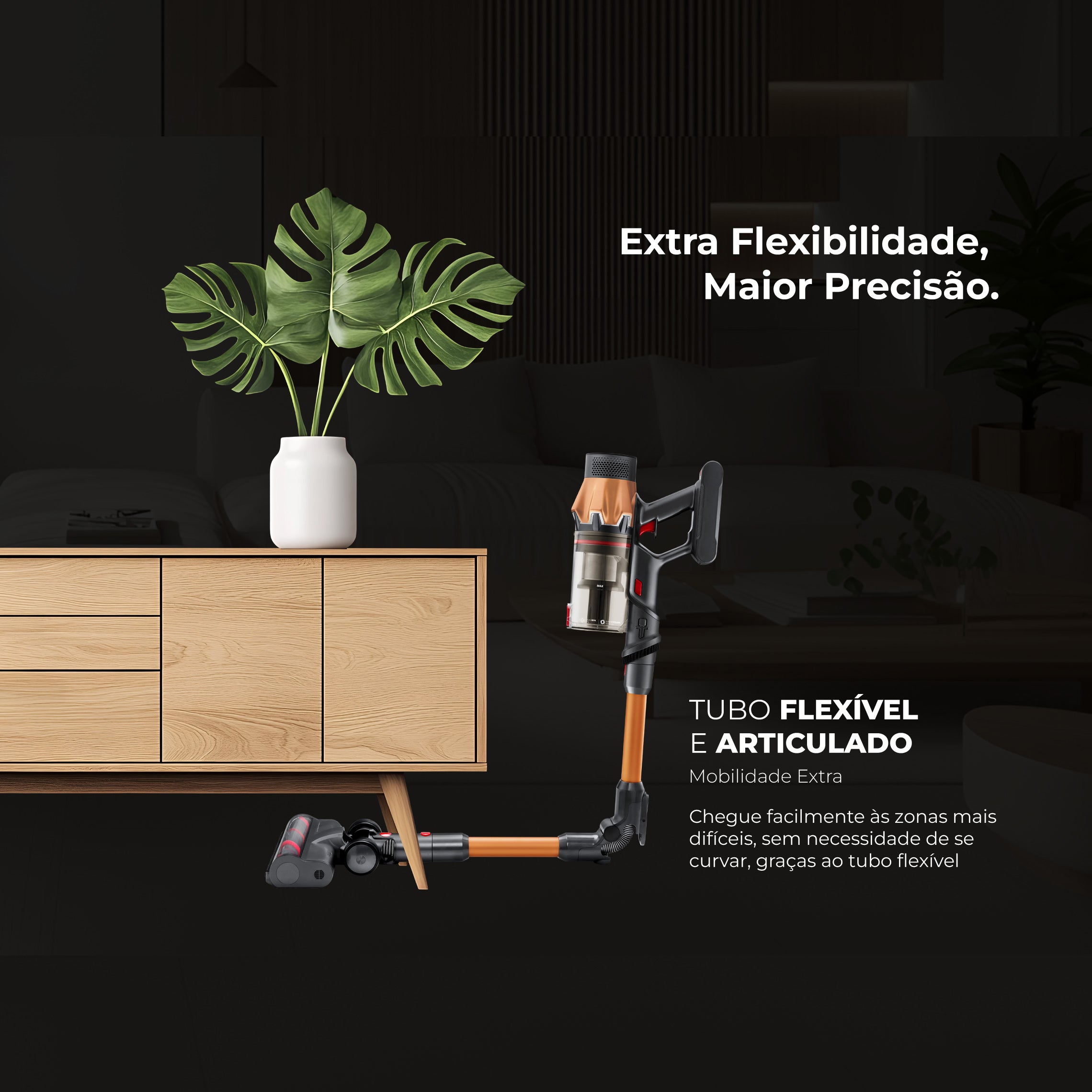 Aspirador Vertical ProForce Flex 75 Sem Fios 1647FL