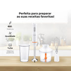 Varinha Mágica BlendEasy QuadBlade C/ Acessórios 850W 2052FL